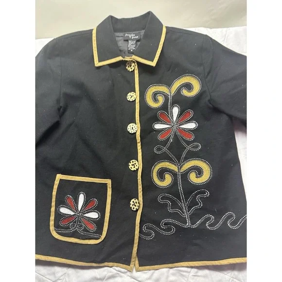 Jennifer & Grace‎ Jacket Size Med  Decorative - Picture 2 of 4